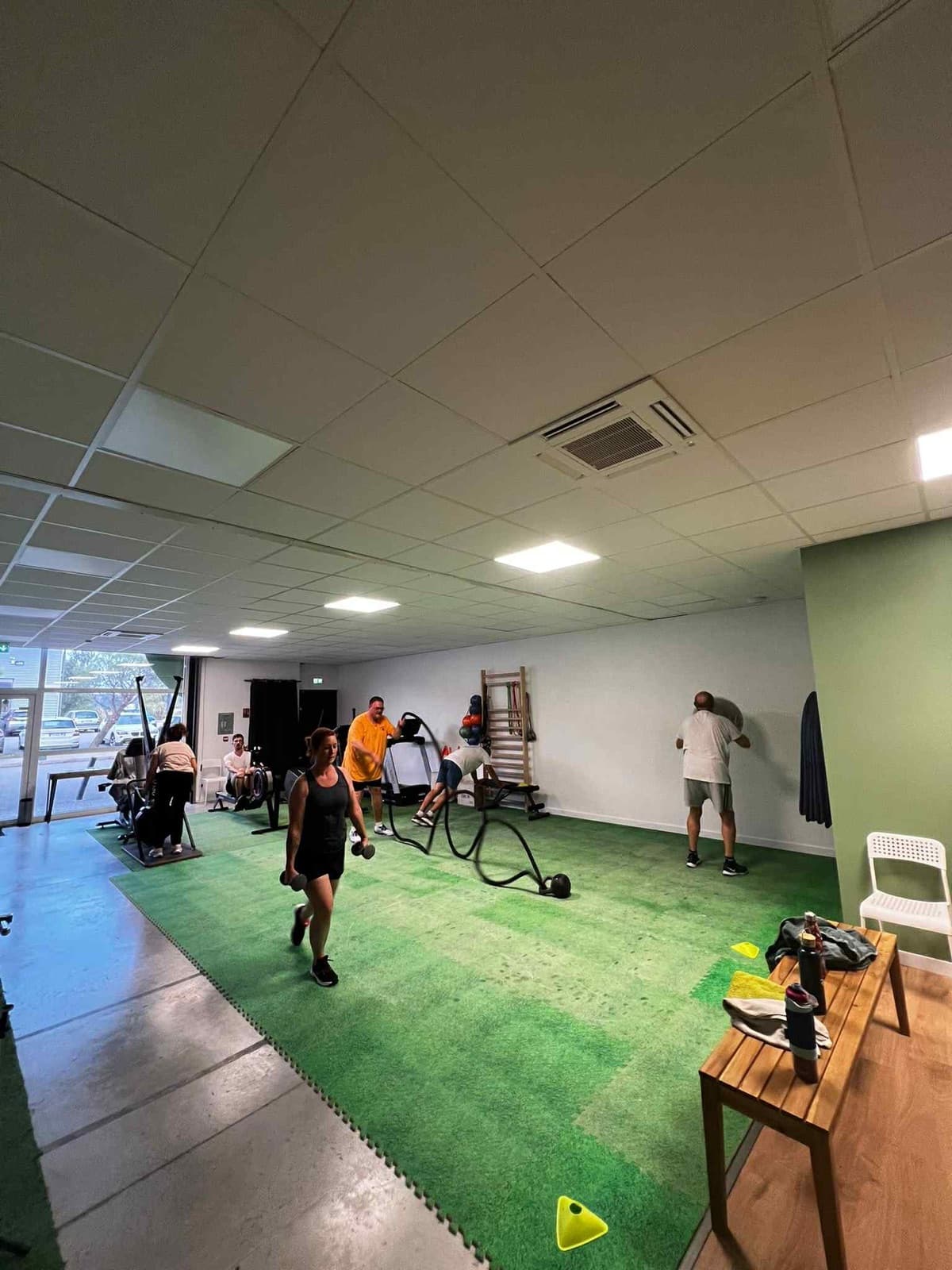 Séance de renforcement au centre AB Sport Santé